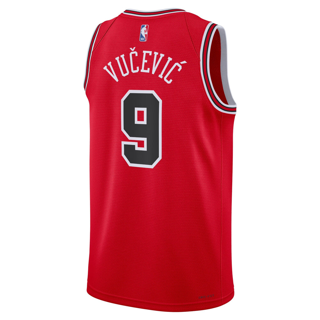 Chicago Bulls Nike Icon Edition Swingman Jersey - Red - Nikola Vu?evi?