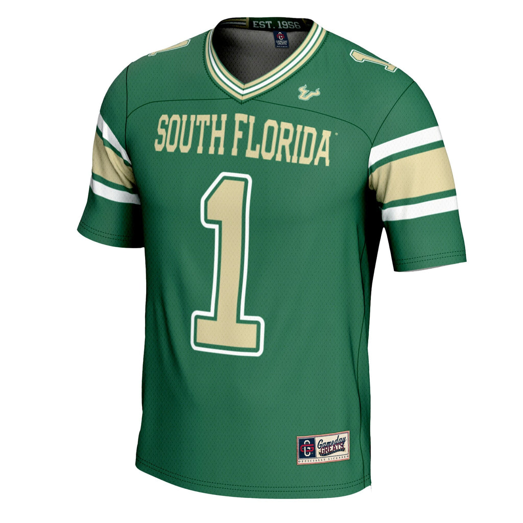 GameDay Greats #1 Green South Florida Bulls Football Jersey