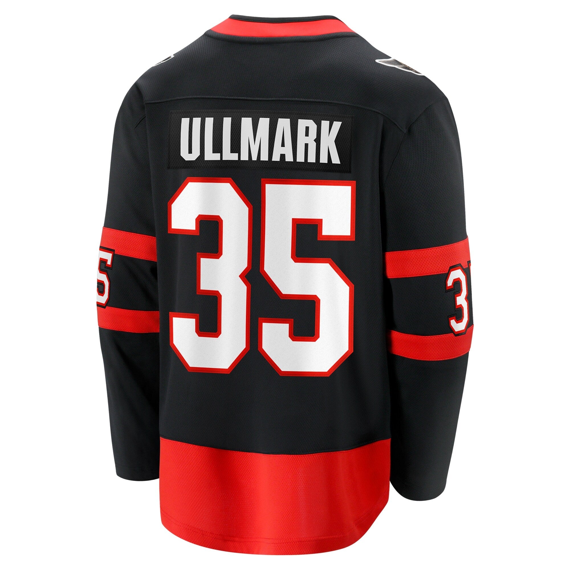 Ottawa Senators Linus Ullmark Fanatics Black Home Premier Breakaway Player Jersey