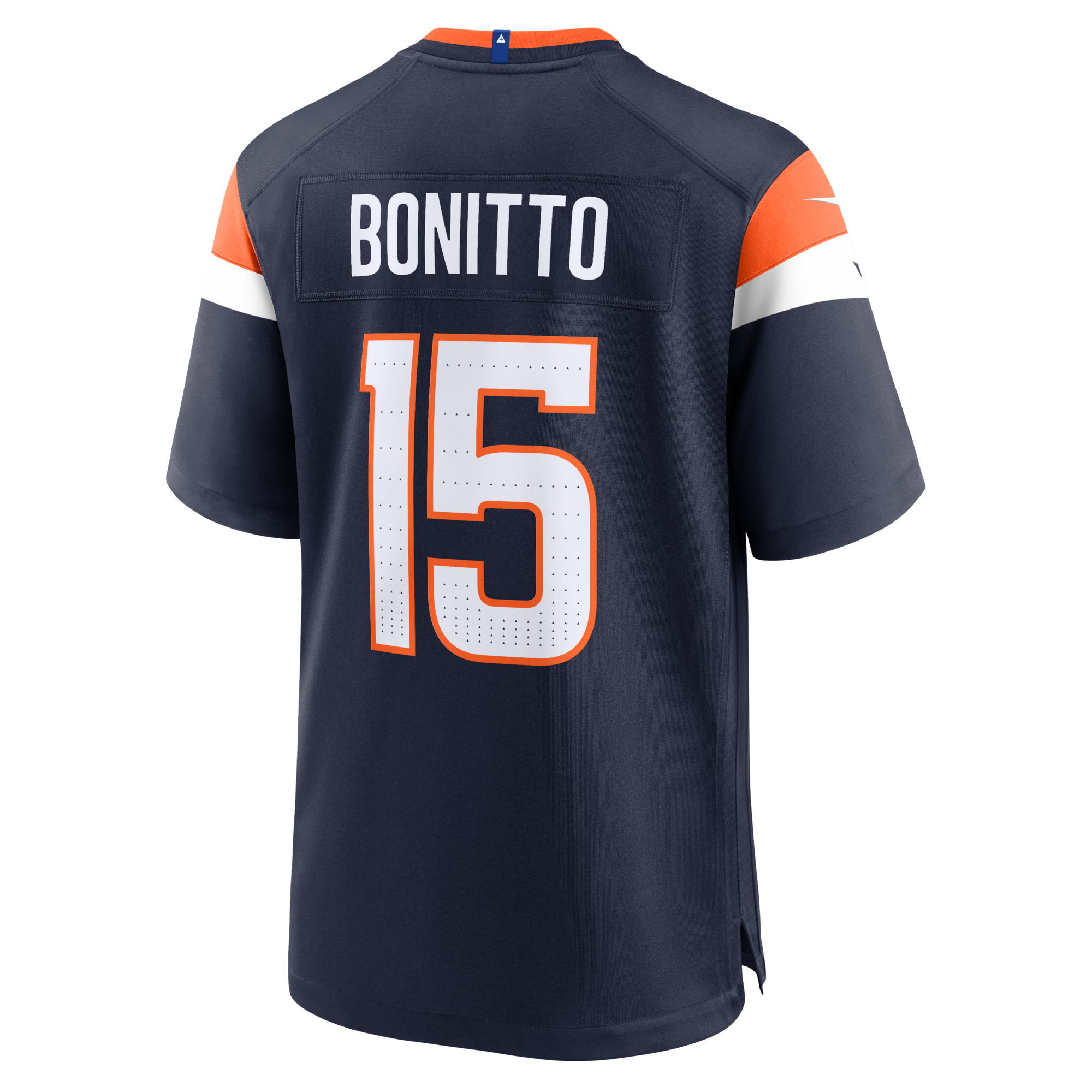 Denver Broncos Nik Bonitto Nike Navy Alternate Game Jersey