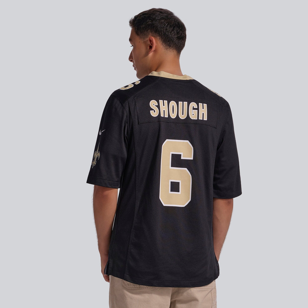 New Orleans Saints Tyler Shough Nike Black Game Jersey
