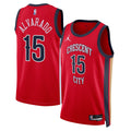 New Orleans Pelicans Jordan Brand Statement Edition Swingman Jersey - Red - Jose Alvarado