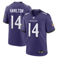 Baltimore Ravens Kyle Hamilton Nike Purple Team Game Jersey