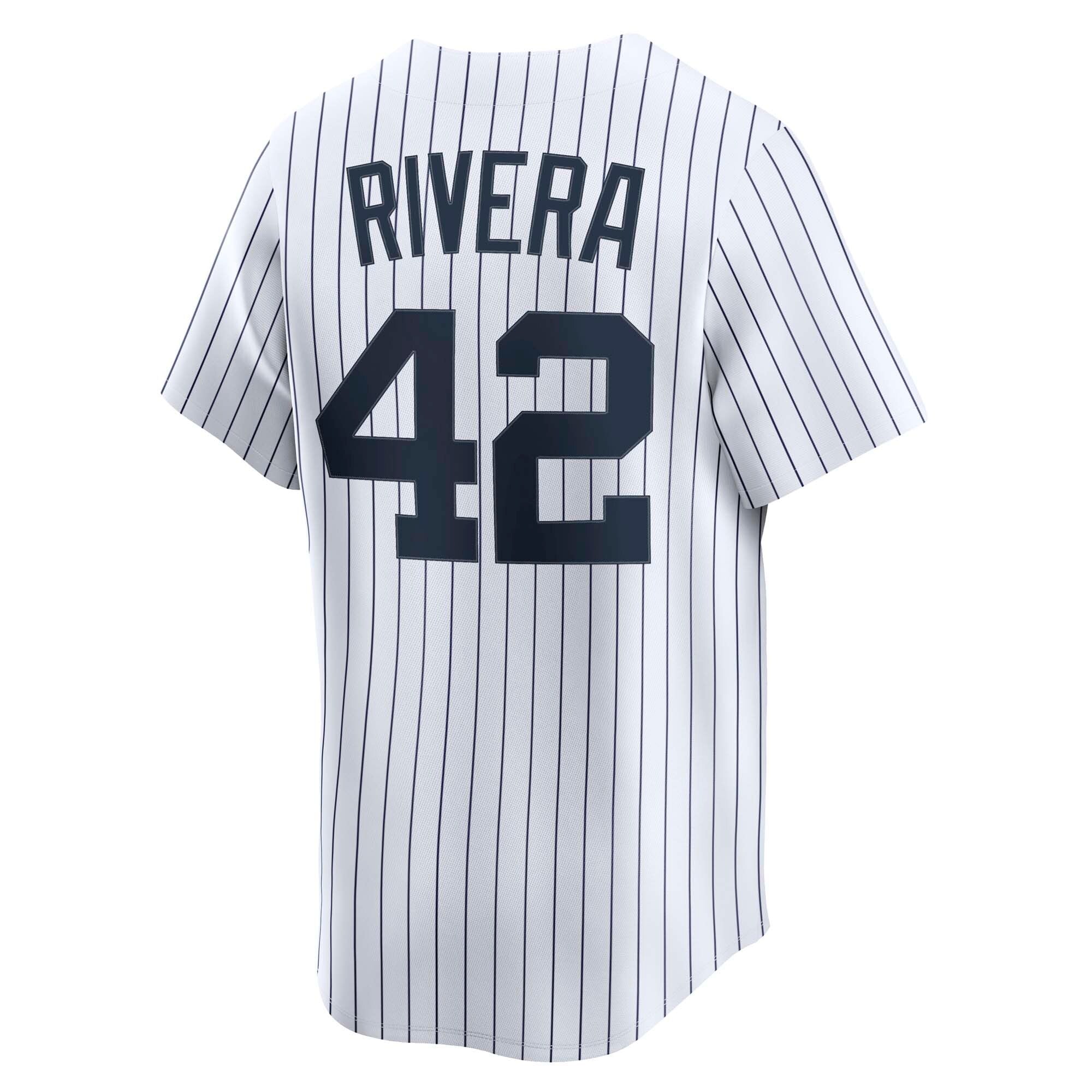 New York Yankees Mariano Rivera Nike White Throwback Cooperstown Collection Limited Jersey