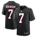 Atlanta Falcons Bijan Robinson Nike Black Throwback Game Jersey