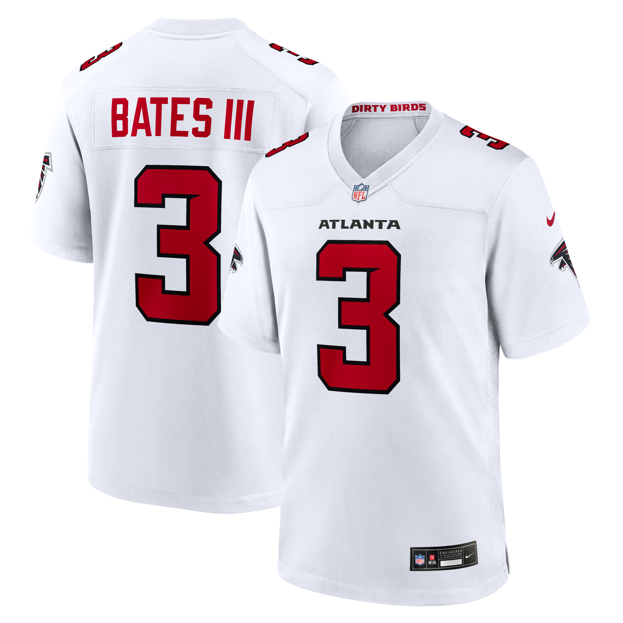Atlanta Falcons Jessie Bates III Nike White Game Jersey