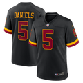 Hail Raiser Washington Commanders Jayden Daniels Nike Black Alternate Game Jersey