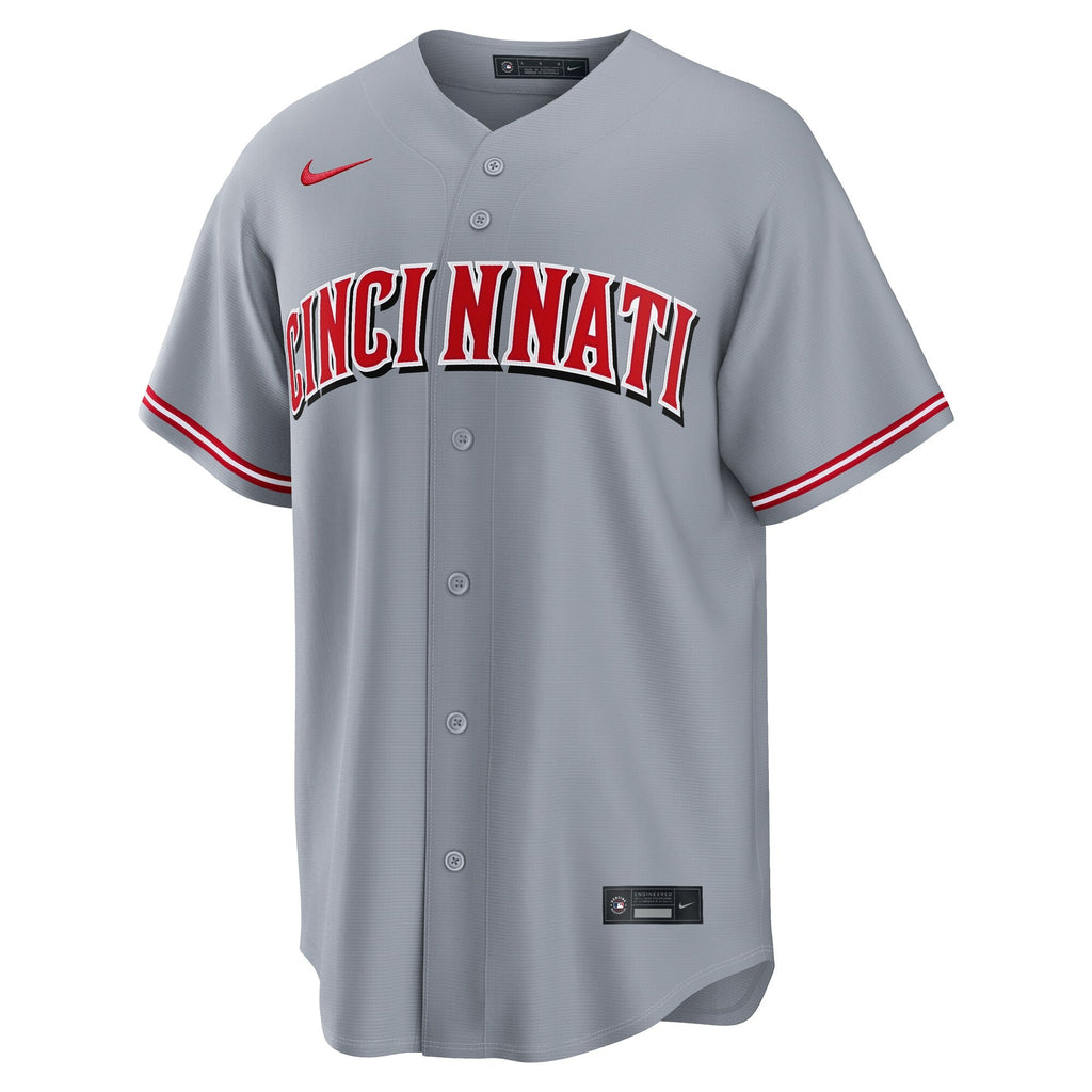 Cincinnati Reds Elly De La Cruz Nike Gray Road Replica Jersey