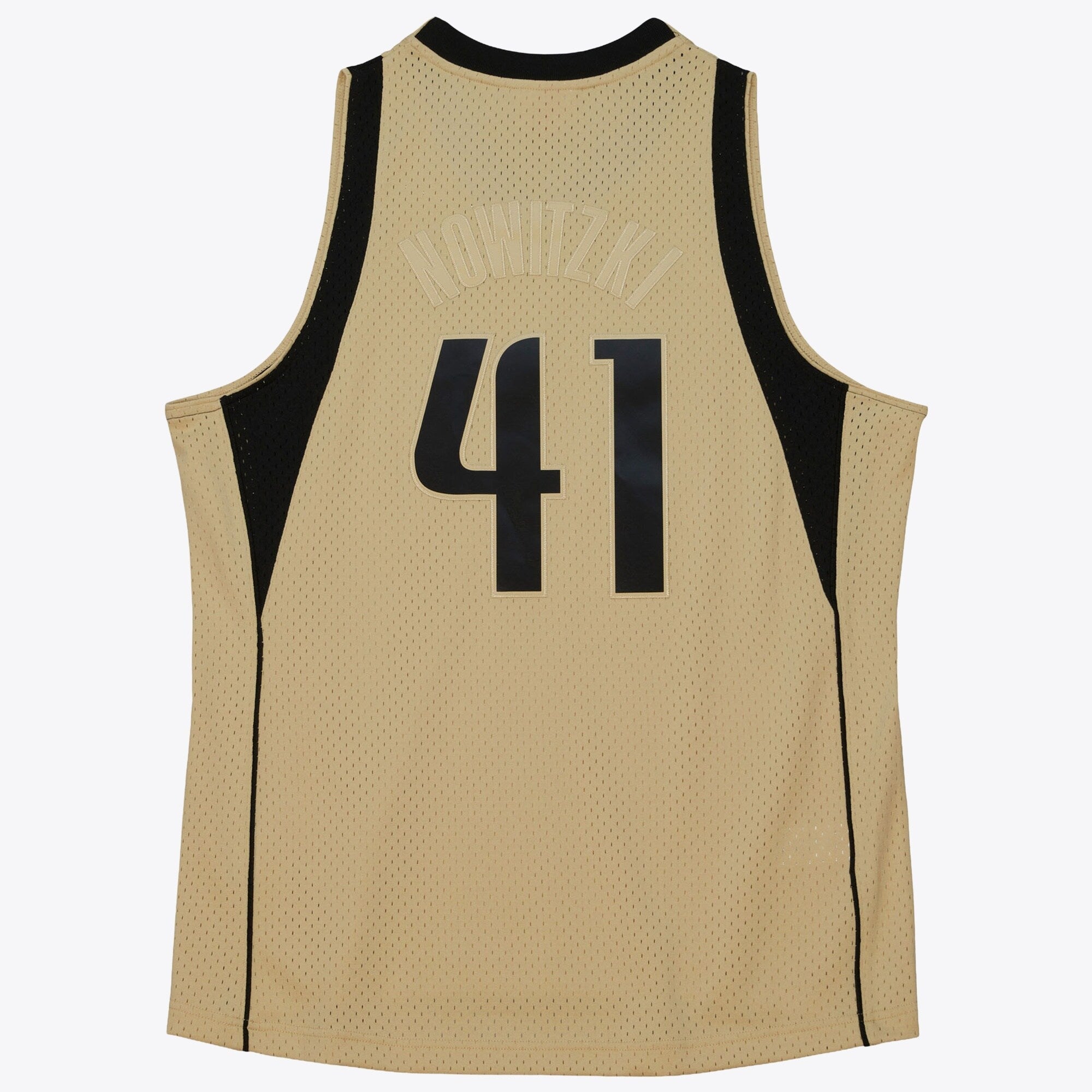 Dallas Mavericks Mitchell & Ness Dirk Nowitzki 2010 Swingman Jersey - Khaki