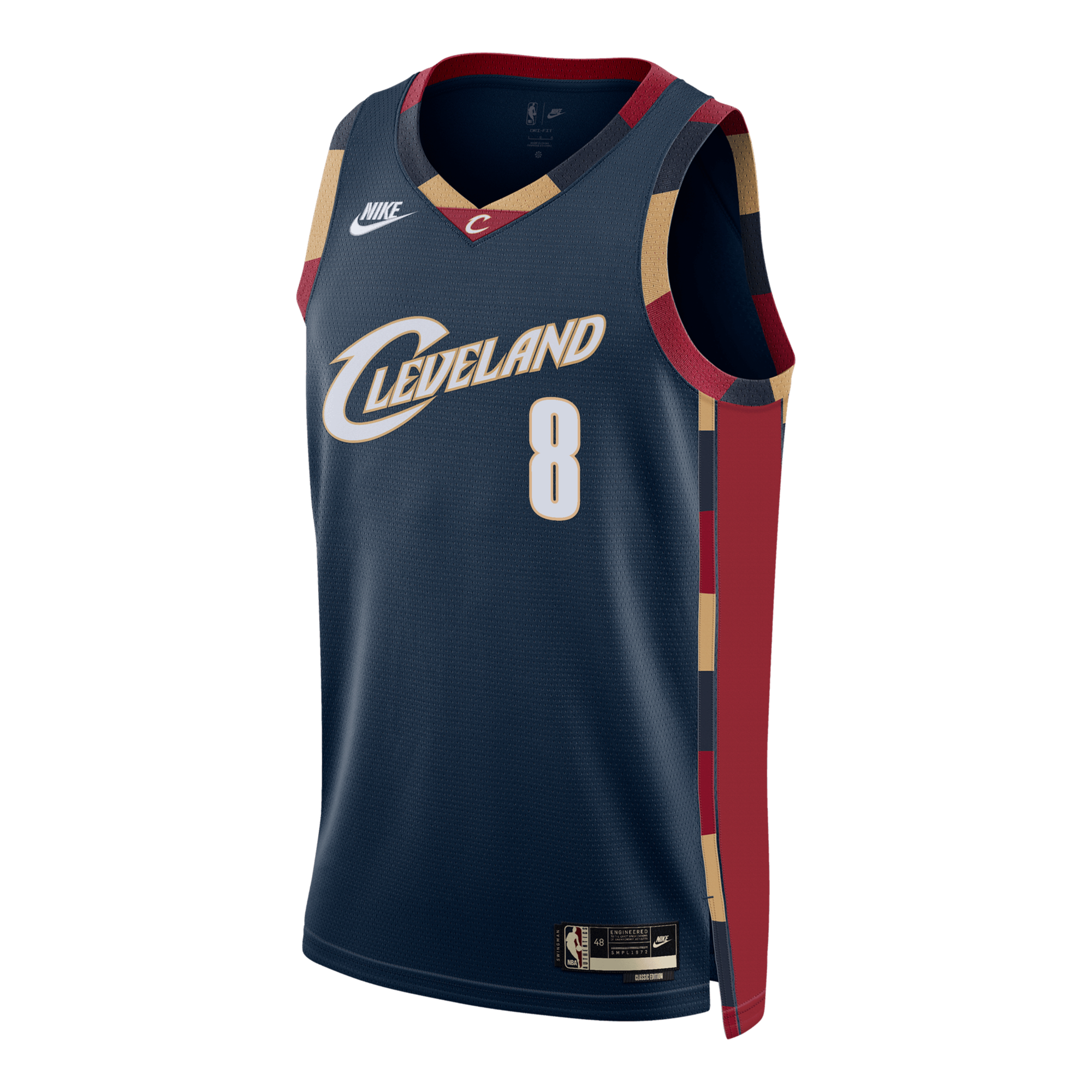 Cleveland Cavaliers Nike Classic Edition Swingman Jersey - Navy - Dennis Schröder