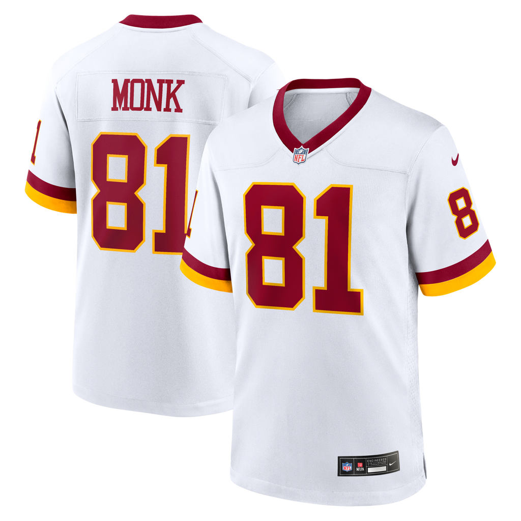 Washington Commanders Art Monk Nike White Alternate 2 Super Bowl Era Game Jersey