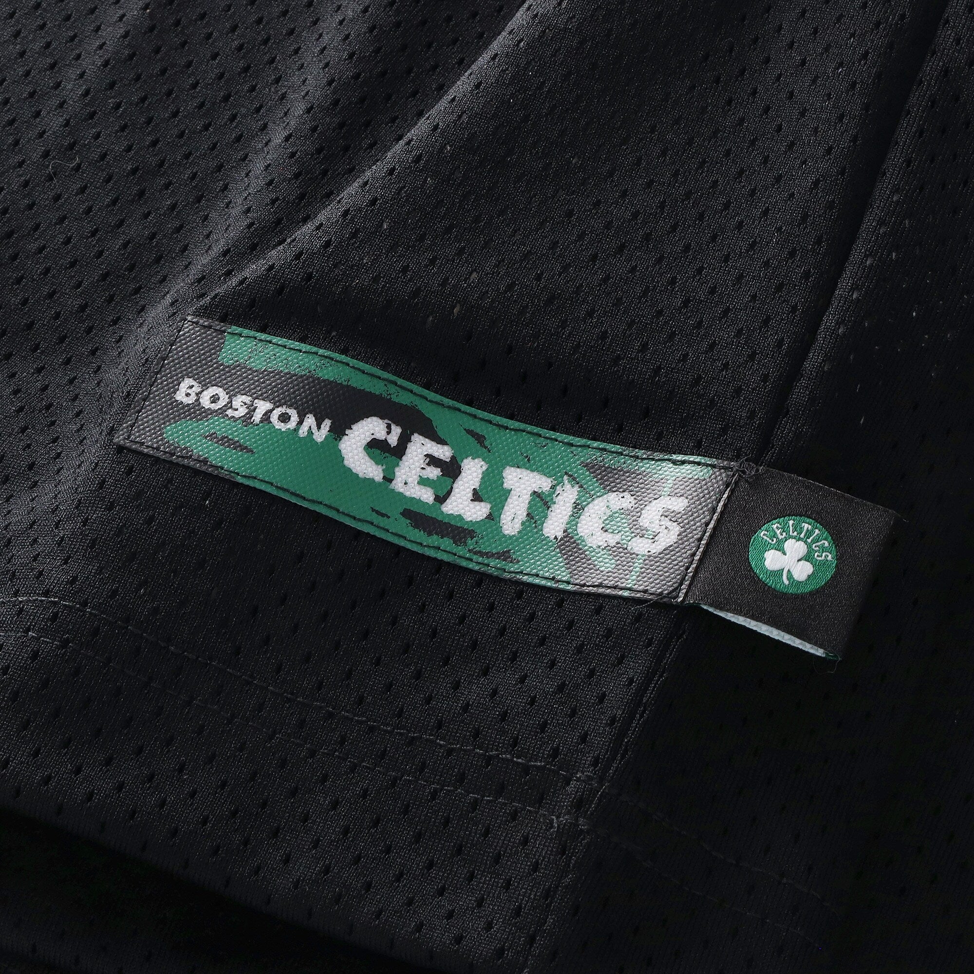 Boston Celtics Nike Courtside Football Jersey - Black -