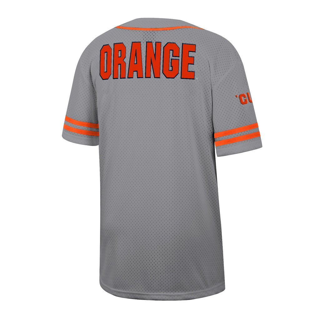 Colosseum Gray Syracuse Orange Free Spirited Baseball Jersey