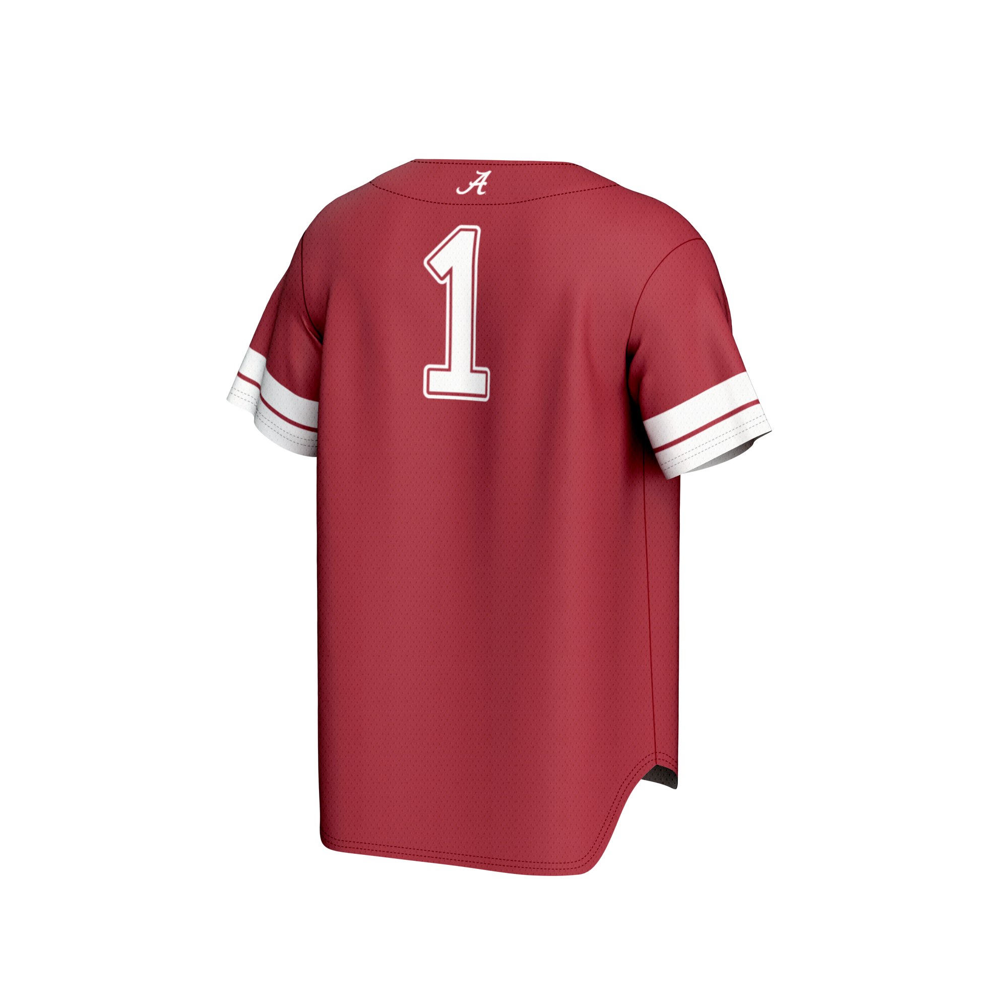 GameDay Greats #1 Crimson Alabama Crimson Tide Lightweight Collegiate Baseball Fashion Jersey