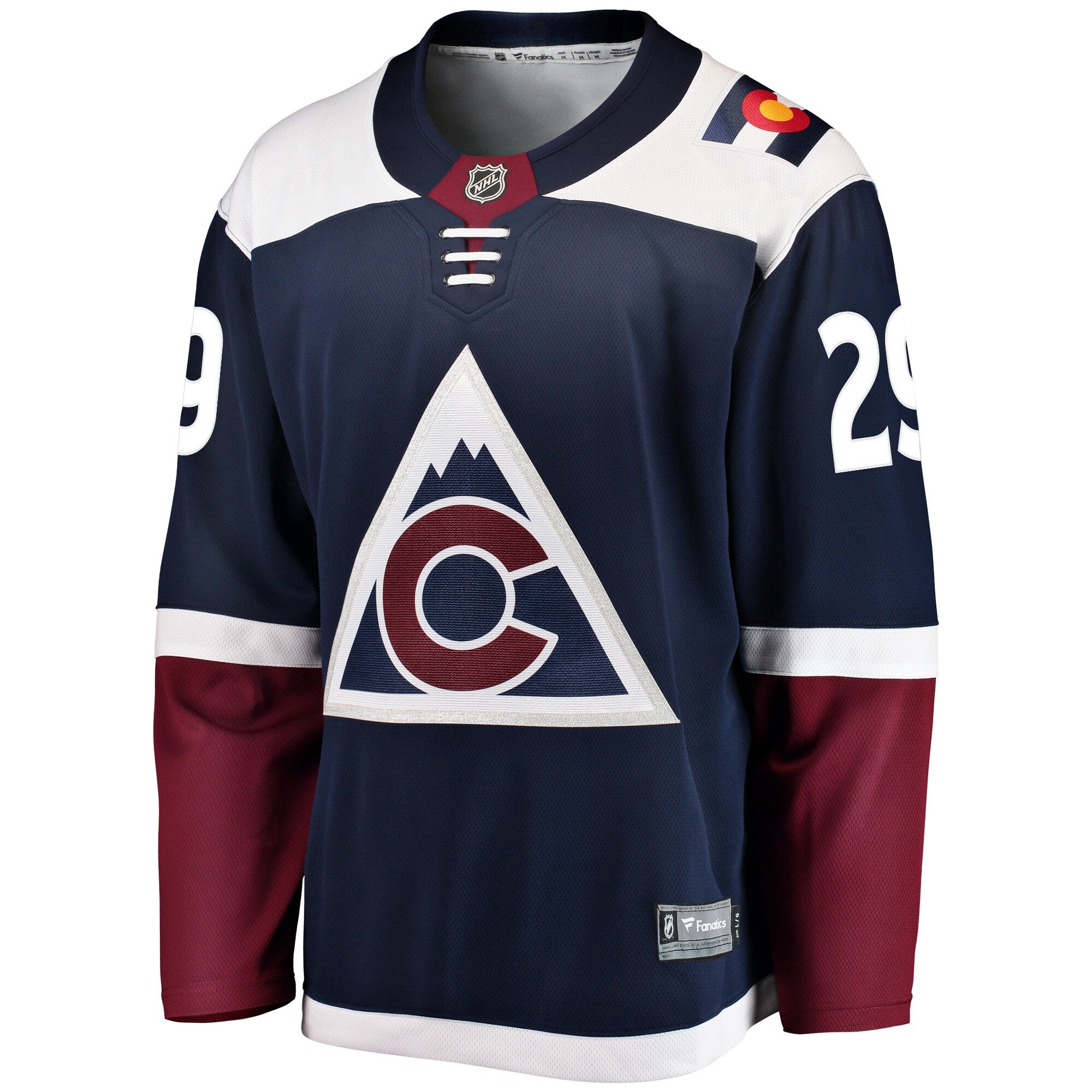 Colorado Avalanche Nathan MacKinnon Fanatics Navy Breakaway Jersey