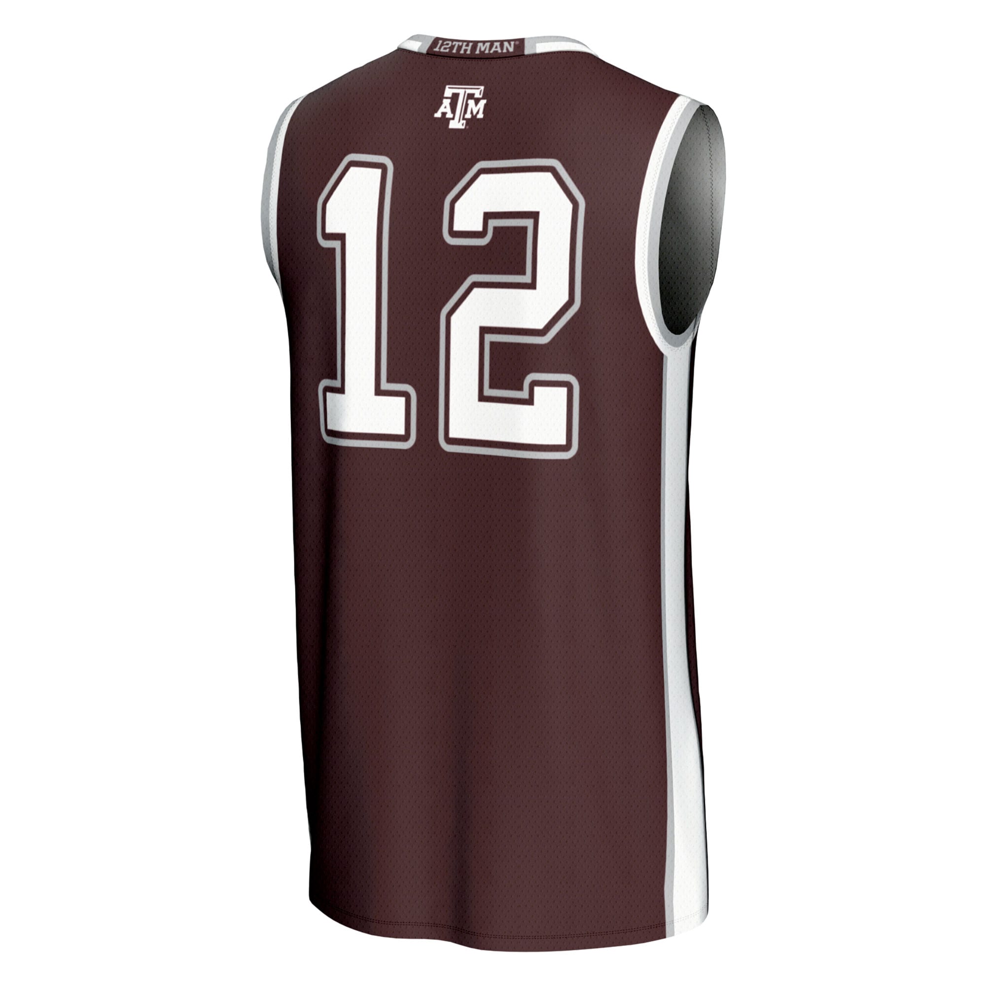 GameDay Greats #12 Maroon Texas A&M Aggies Basketball Lightweight Fashion Jersey