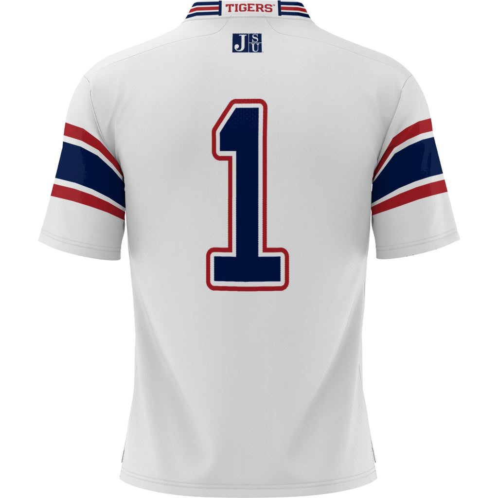 GameDay Greats #1 White Jackson State Tigers Football Jersey