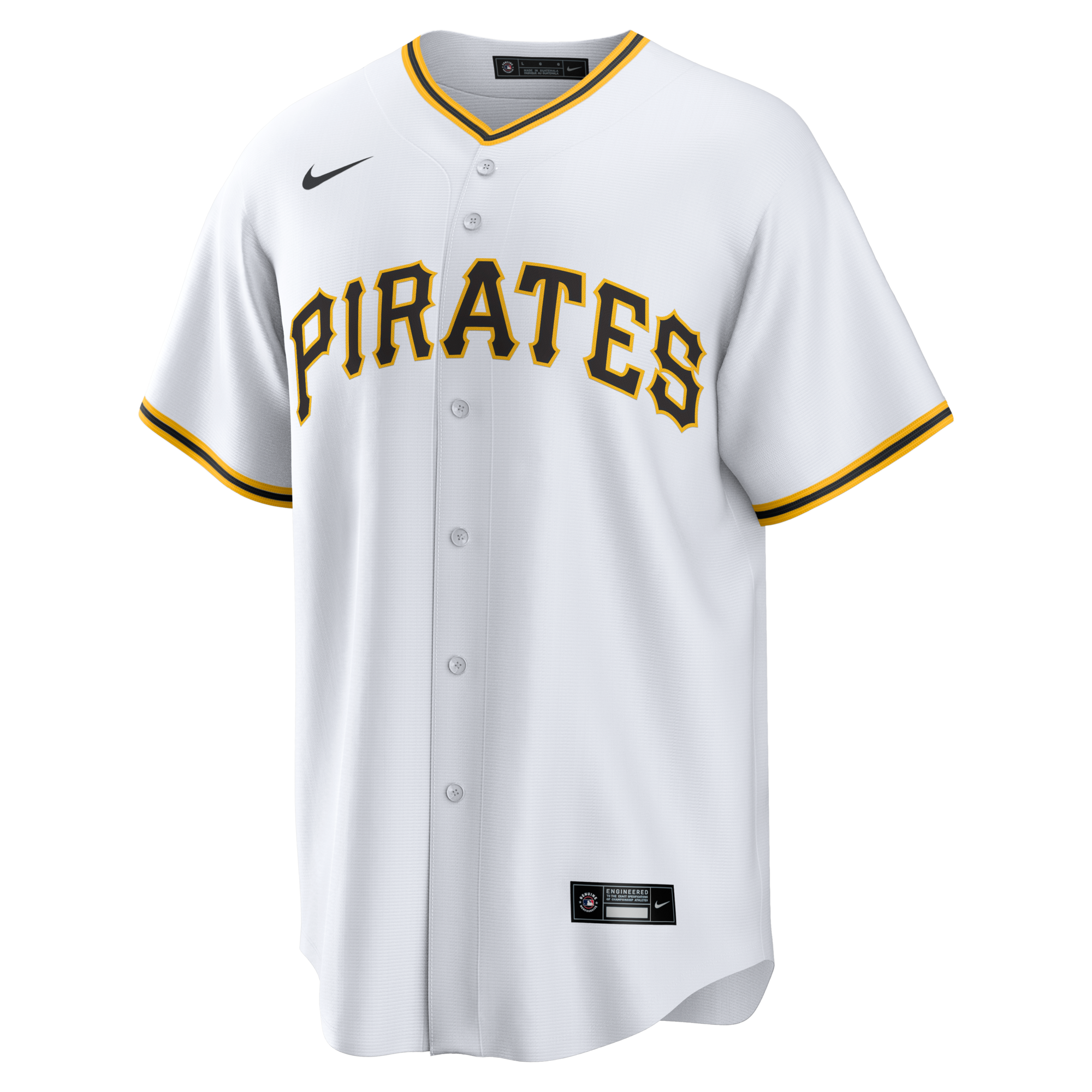 Pittsburgh Pirates Konnor Griffin Nike White Home Replica Jersey