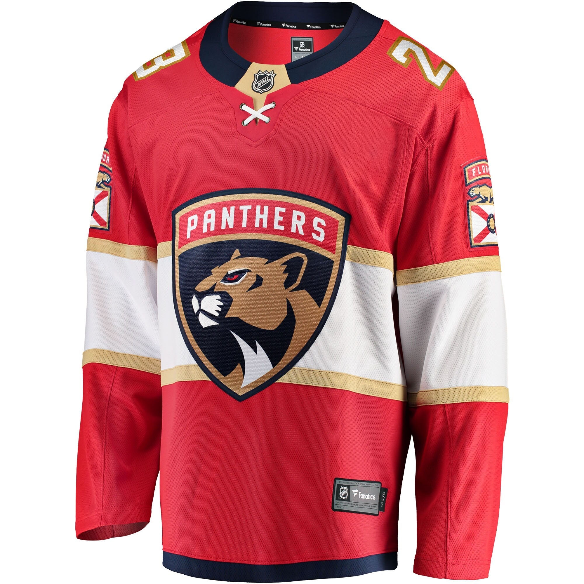 Florida Panthers Carter Verhaeghe Fanatics Red Home Breakaway Jersey