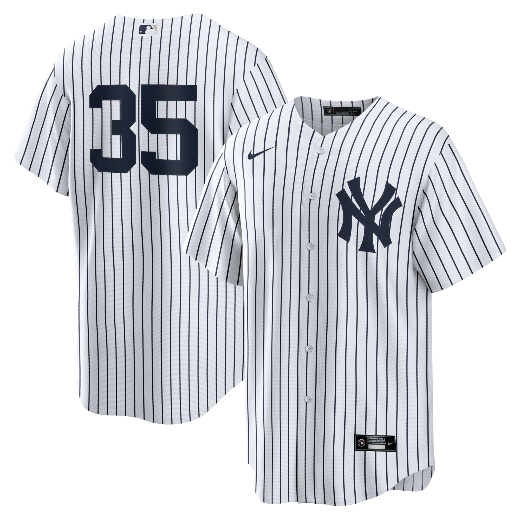 New York Yankees Cody Bellinger Nike White Home Replica Jersey
