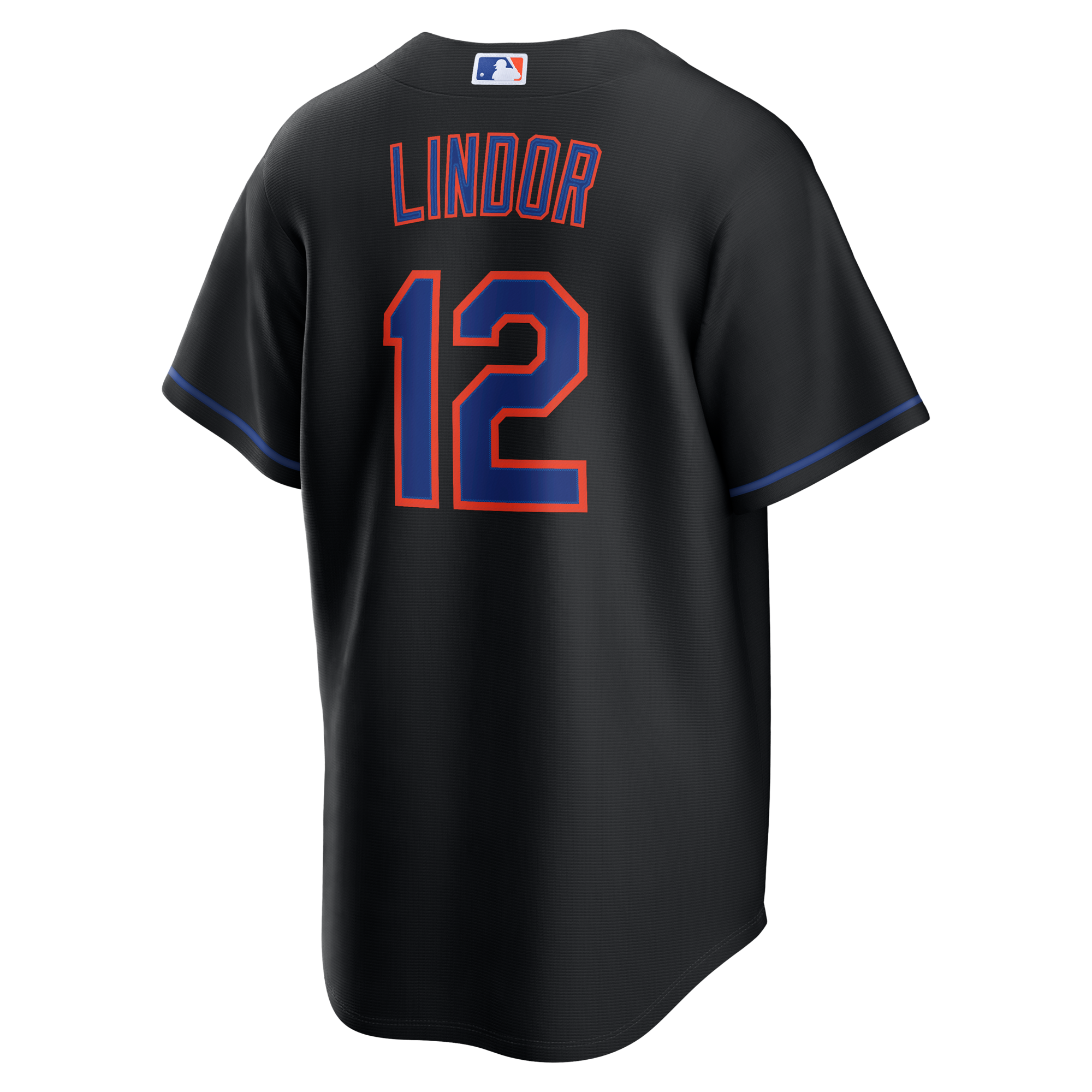 New York Mets Francisco Lindor Nike Black Alternate Replica Jersey