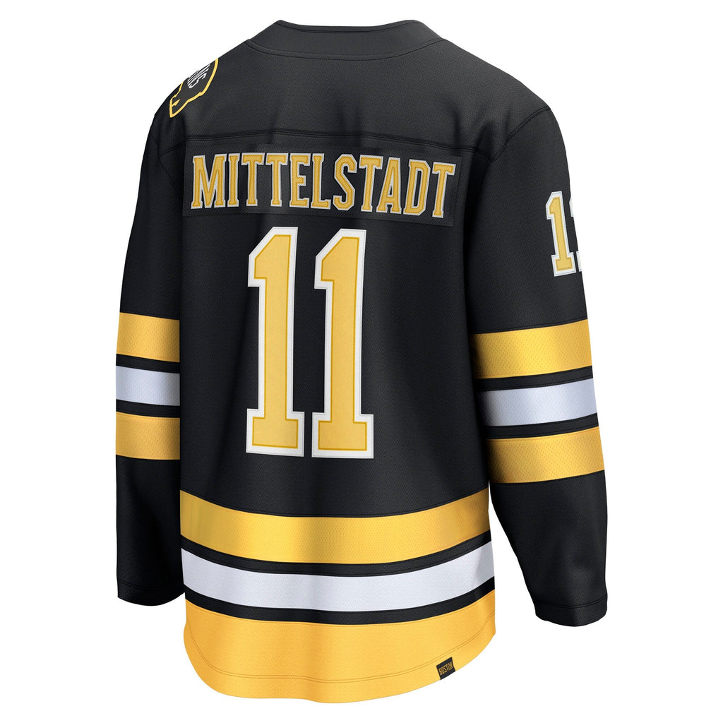 Boston Bruins Casey Mittelstadt Fanatics Black Home Breakaway Player Jersey