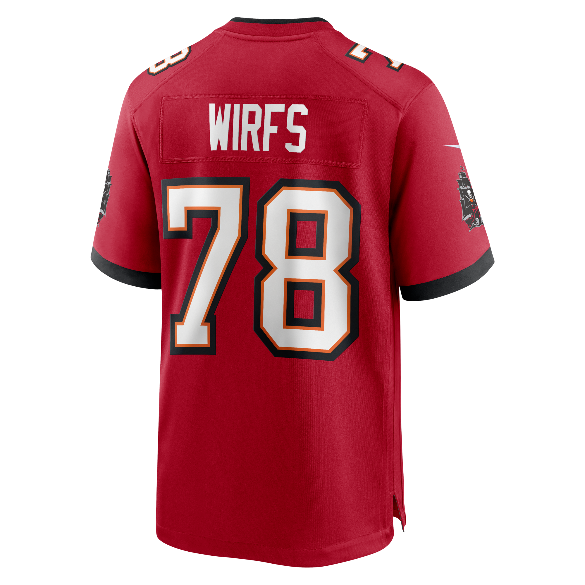 Tampa Bay Buccaneers Tristan Wirfs Nike Red Game Jersey