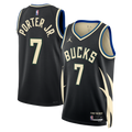 Milwaukee Bucks Jordan Brand Statement Edition Swingman Jersey - Hunter Green - Kevin Porter Jr.