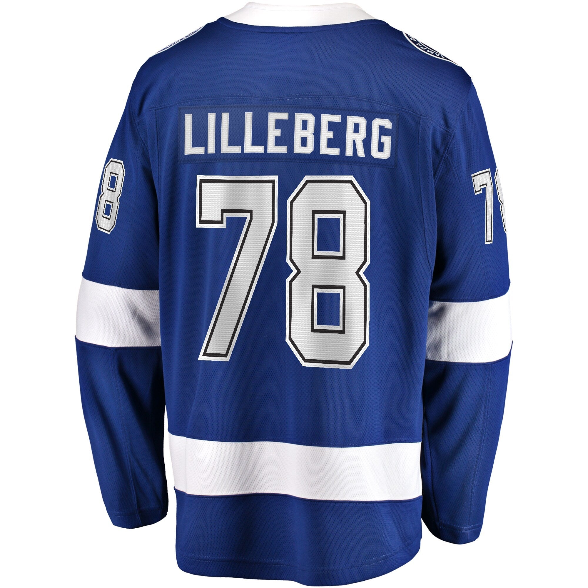 Tampa Bay Lightning Emil Lilleberg Fanatics Blue Home Premier Breakaway Player Jersey