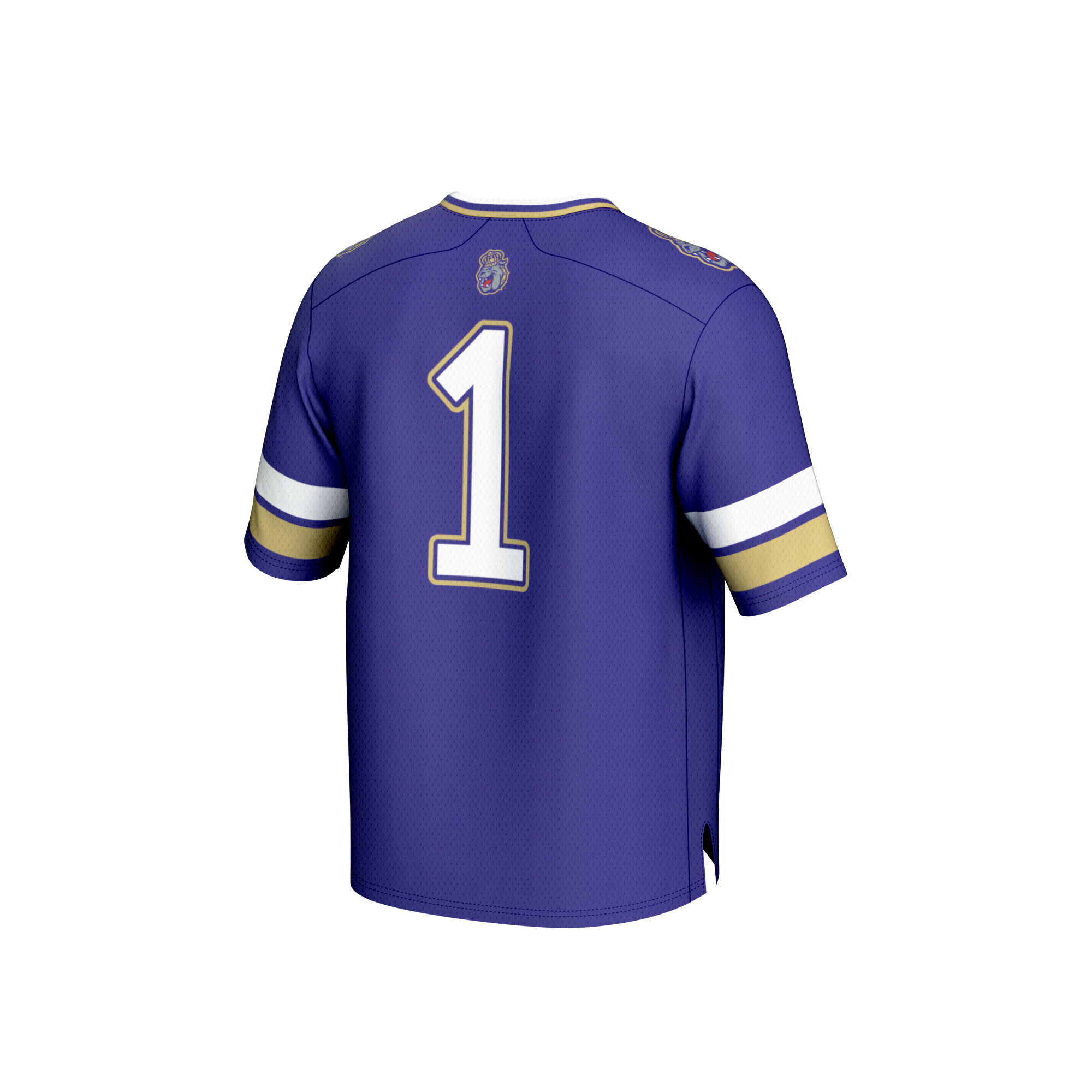 GameDay Greats #1 Purple James Madison Dukes Lightweight Collegiate Football Fashion Jersey