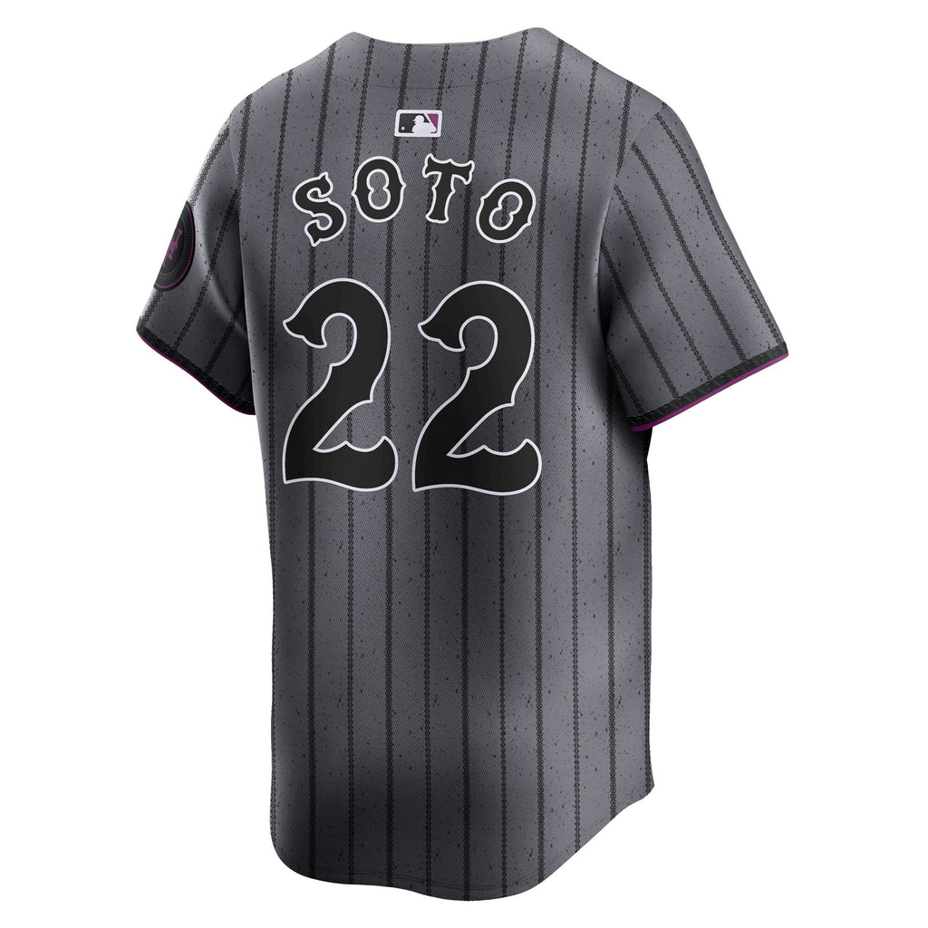 New York Mets Juan Soto Nike Gray City Connect Limited Player Jersey