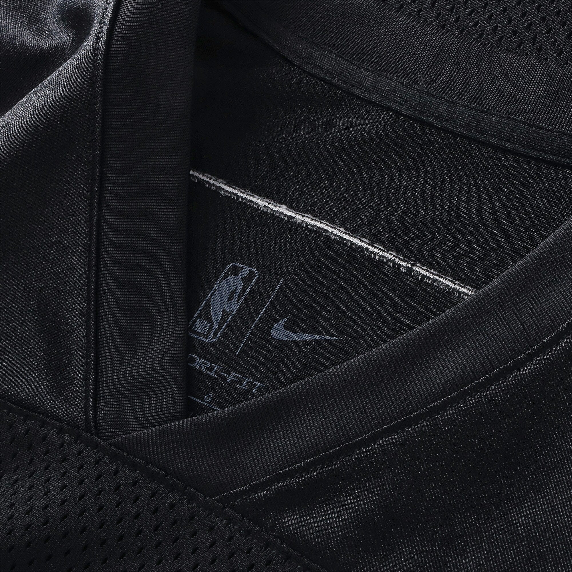 Boston Celtics Nike Courtside Football Jersey - Black -