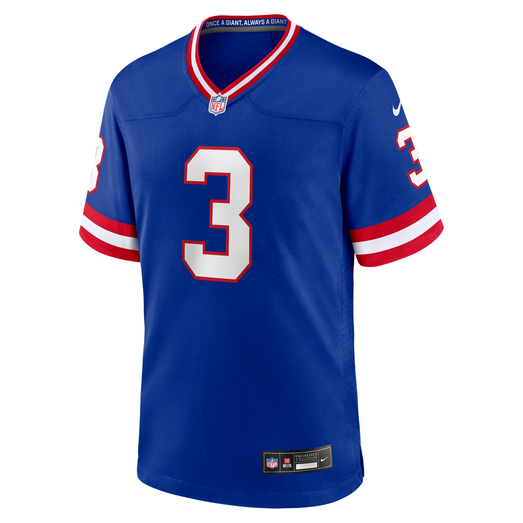New York Giants Abdul Carter Nike Royal Alternate 2 Game Jersey