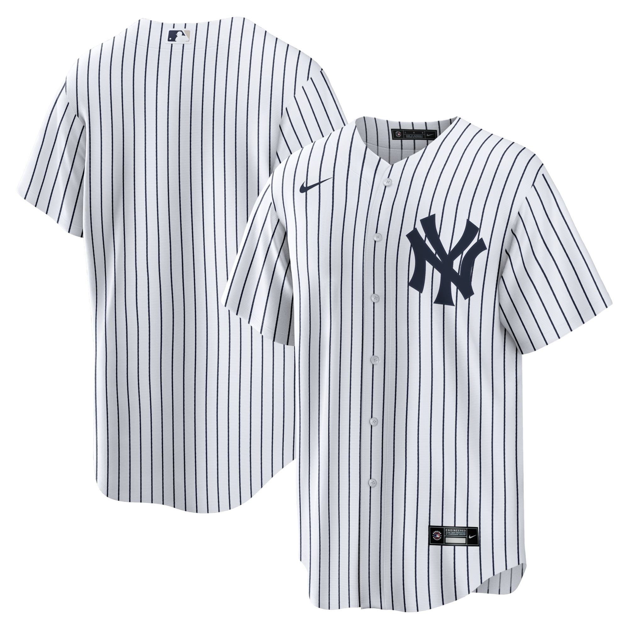 New York Yankees Nike White Home Big & Tall Replica Jersey