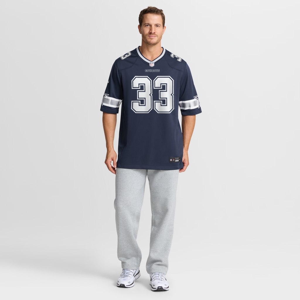 Dallas Cowboys Javonte Williams Nike Navy Team Game Jersey
