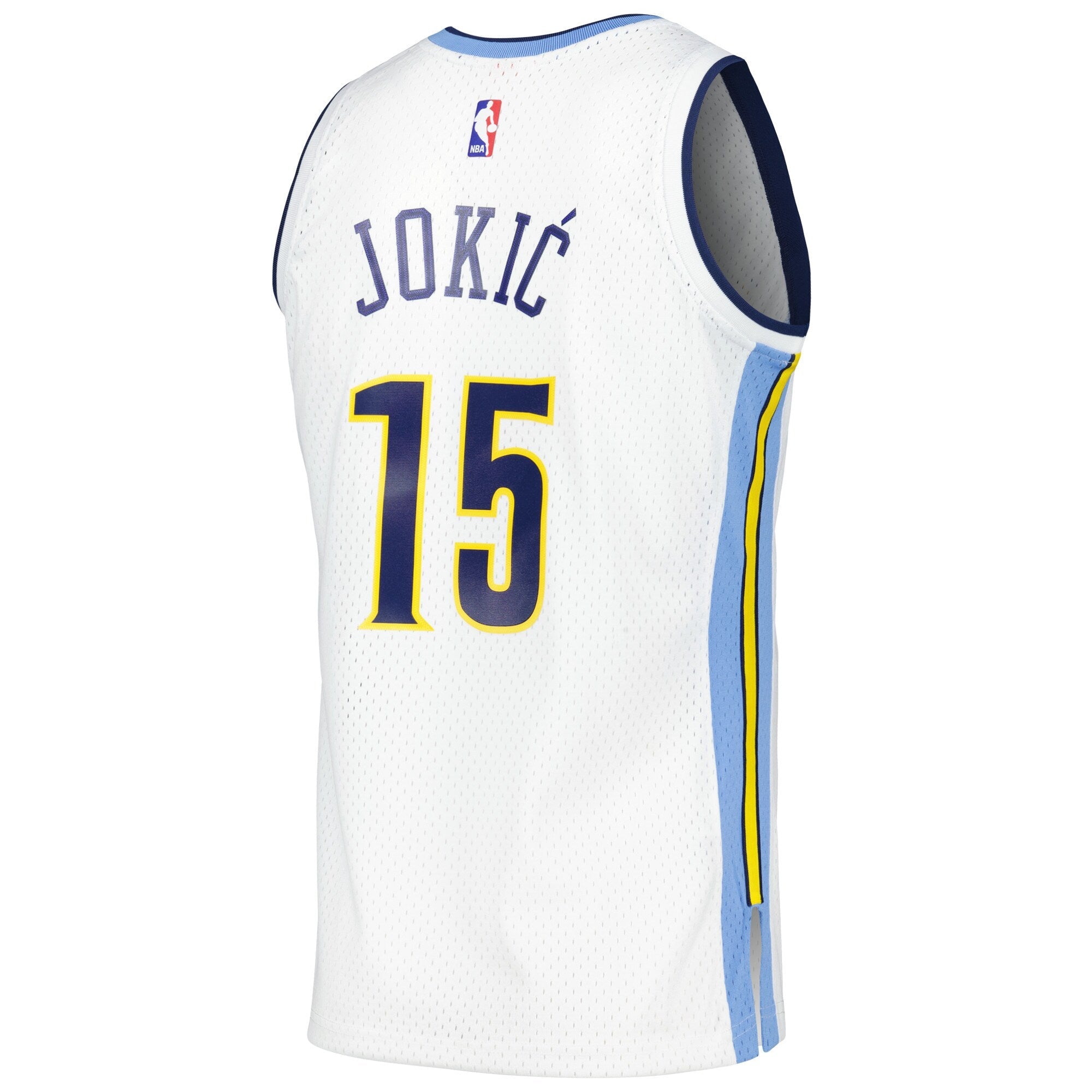 Mitchell & Ness Nikola Jokic White Denver Nuggets 2016/17 Throwback Swingman Jersey