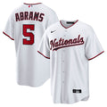Washington Nationals CJ Abrams Nike White Home Replica Jersey