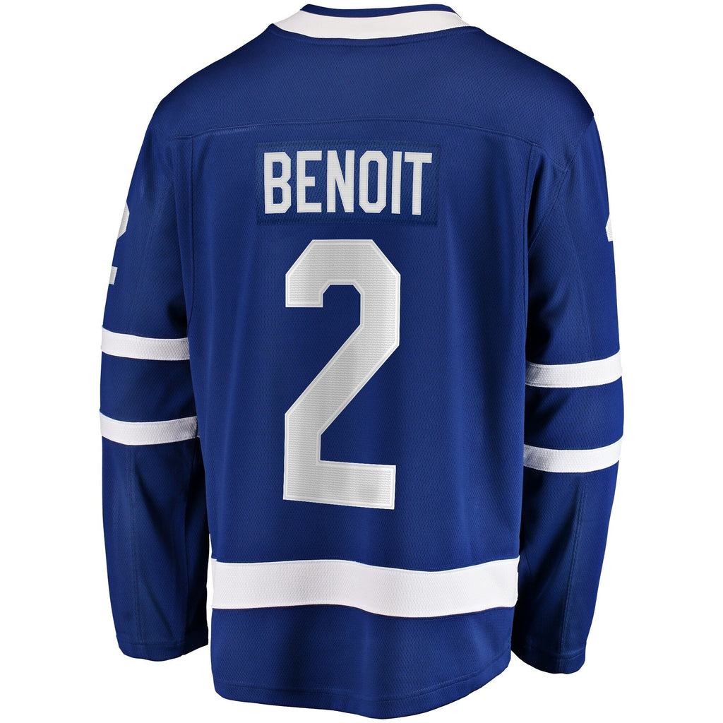 Toronto Maple Leafs Simon Benoit Fanatics Blue Home Premier Breakaway Player Jersey