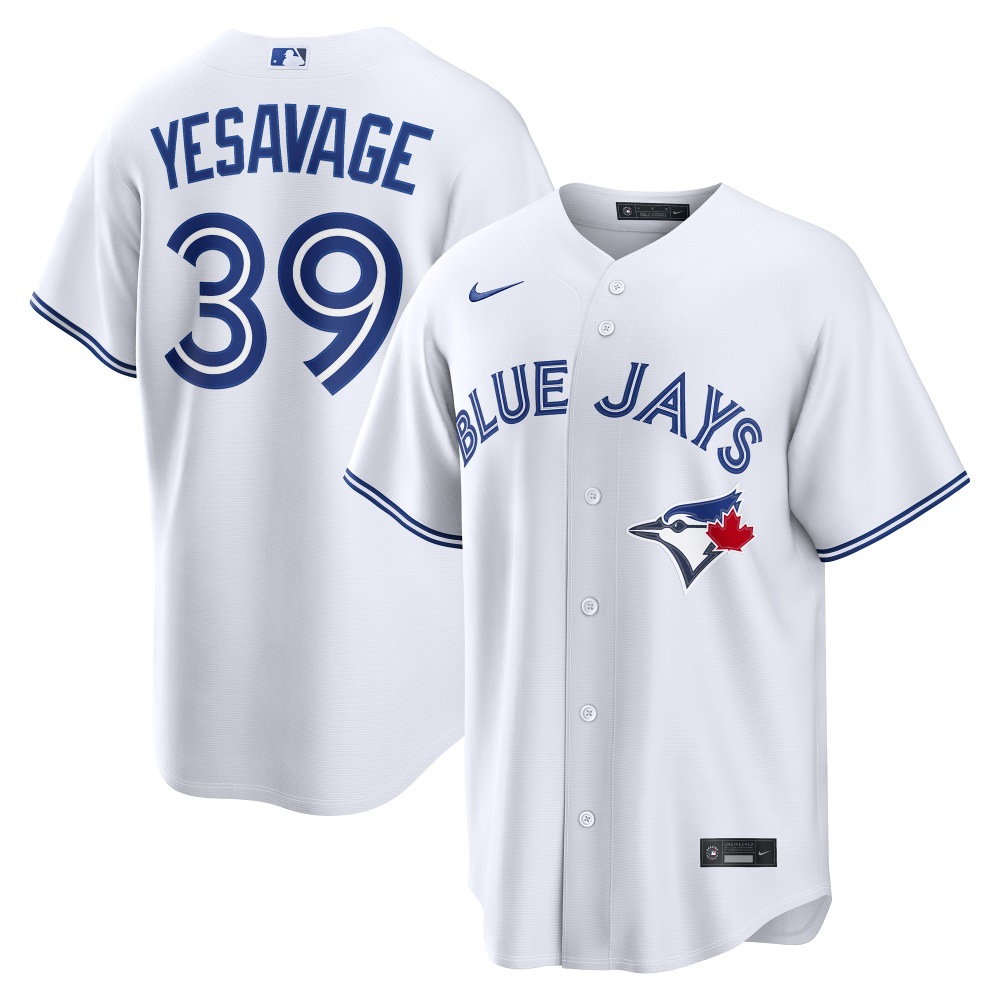 Toronto Blue Jays Trey Yesavage Nike White Home Replica Jersey