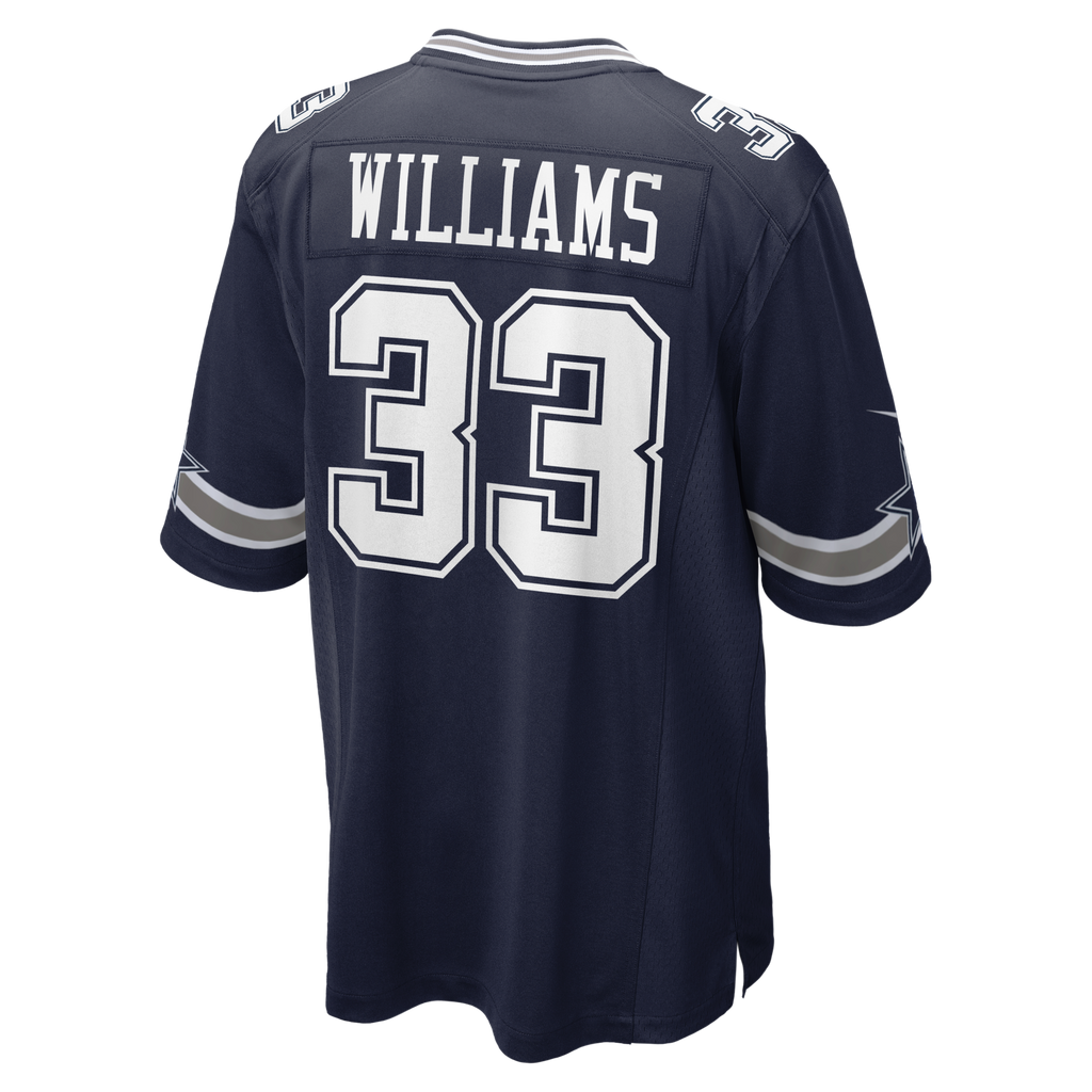 Dallas Cowboys Javonte Williams Nike Navy Team Game Jersey