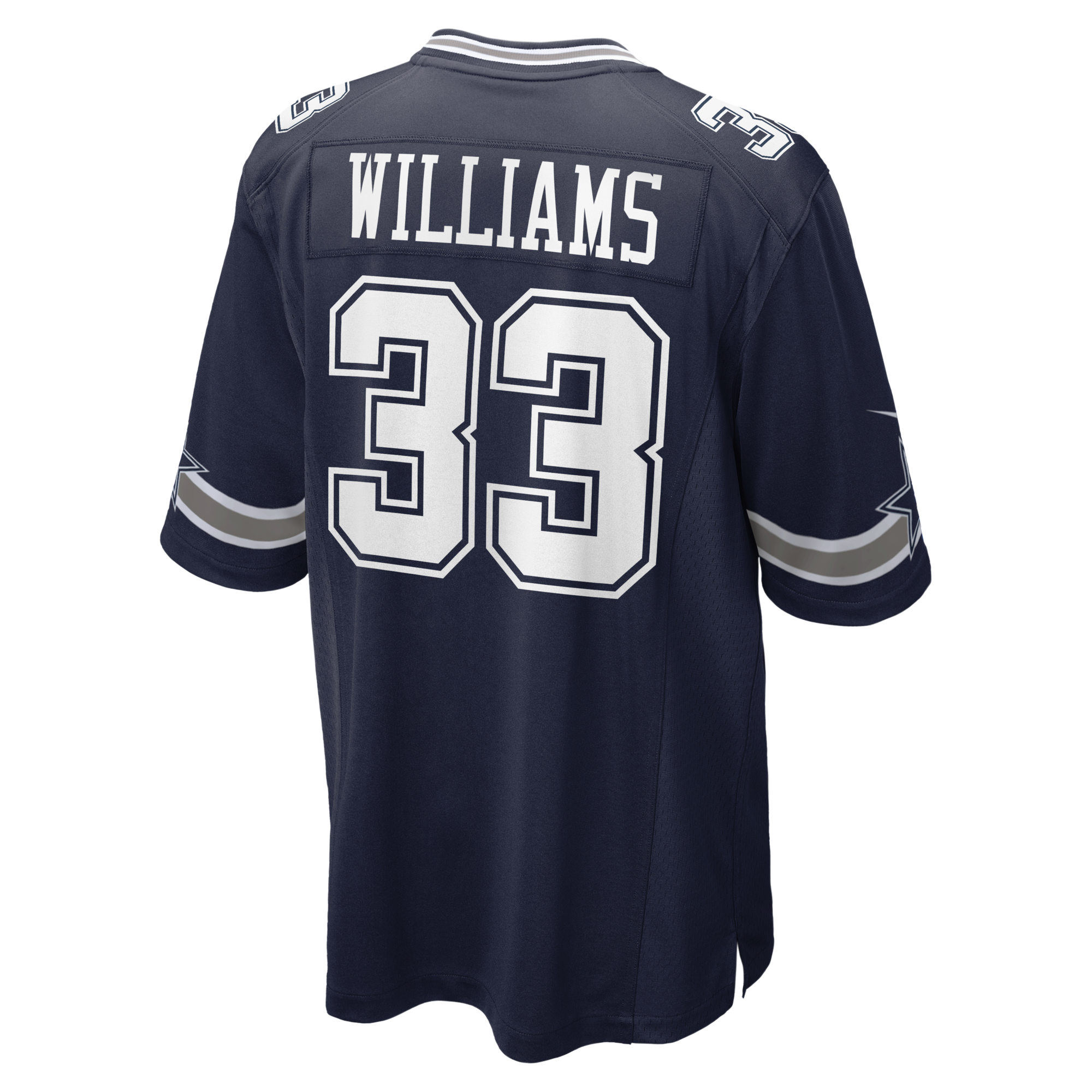Dallas Cowboys Javonte Williams Nike Navy Team Game Jersey